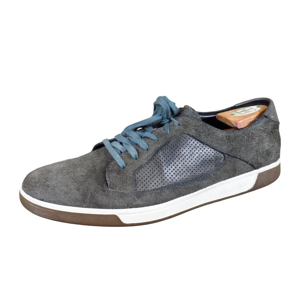 Cole Haan Air Quincy Mens Fashion Sneaker 10.5 Daily Wear Charcoal Gray Suede